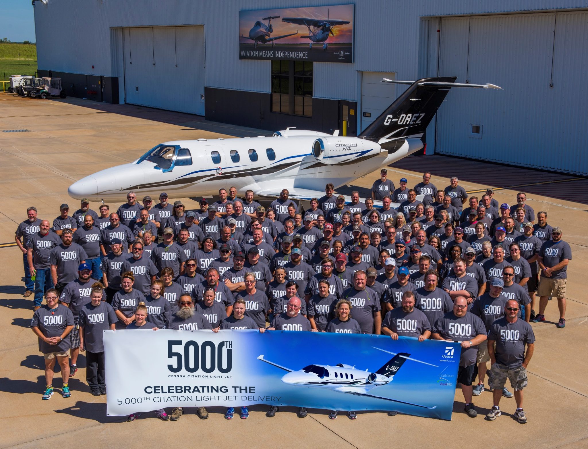 Cessna celebrates segment leadership with 5,000th Citation light jet delivery