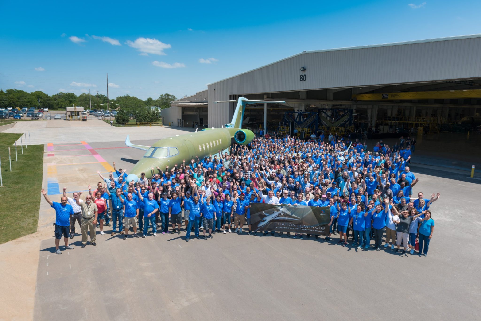 Textron Aviation rolls out first production Cessna Citation Longitude, introduces advanced manufacturing technologies to super-midsize market