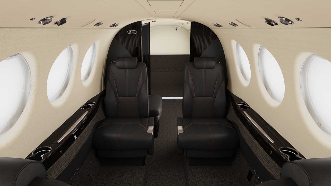 New interiors and cabin amenities introduced for Beechcraft King Air 260 twin turboprops